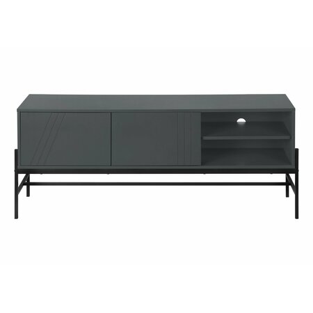 Monarch Specialties Tv Stand, 60 Inch, Console, Storage Cabinet, Living Room, Bedroom, Grey Laminate I 2739